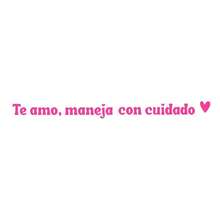 4pcs Te Amo, Maneja Car Rearview Mirror Stickers Decor DIY Car Body Decals SUV Vinyl Stickers Te Amo, Maneja I Love You Drive Carefully Inspirational Phrase Mirror Car Rearview Mirror Stickers - Multiple Styles - View 8