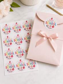 10/20/30/40/50pcs Customized Stickers, Personalized Text, Suitable As Personalized Gifts, Applicable For Back To School, Anniversary, Birthday, Valentine's Day, Father's Day, Mother's Day, Graduation, Wedding, Housewarming And Home Decor, Back To School Gifts - Multicolor - View 2