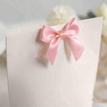 60/10/30pcs Colorful Satin Bow Stickers, Satin Bow Wedding Decoration, Gift Bow Decoration, Double-Sided Satin Bow Ribbon, Gift Decoration, Surprise Gift Decoration - Multiple Styles - View 3