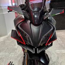 Suitable For PCX125/150/160 Motorcycle Front Windshield - Universal Rear Spoiler Cover Decoration, Easy To Install, Enhances Sporty Appearance And Motorcycle Stability - Beak - View 2