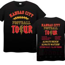 Digital Download Of The KC Football Tour PNG For Sublimation And DTG Transfers - Black - View 1