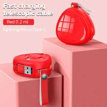 3-In-1 Retractable Multi-Purpose Charging Cable&Car Charging Cable, Built-In Hidden Phone Stand, Car Charger, With 3 Port- Universal Compatible With Mainstream Brands Such As /APPLE, Tablets And Laptops - MFI Certified, Cable For Superior Durability - Multicolor - View 12