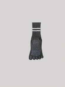 1/3/5 Pairs Five Toe Yoga Socks, Non-Slip Professional Women Pilates Socks, New Non-Slip Socks, Suitable For All Seasons, Mid-Calf - Multicolor - View 7