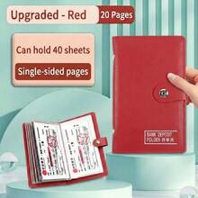 Card Holder Certificate Holder Check Organizer Cash Organizer Transparent Bill Holder Office Receipt Payment Book - A - View 7