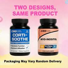 Myo-Inositol And Cortisol Supplement,Reduce Cortisol And Balance Hormones, For Women Health Ovulation, Regular Menstruation, Mood Health, Pre-Pregnancy Health Support, Essential Nutrients, 60 Capsules Per Bottle,Best Gift For Women,Packaging May Vary - 5PC(Myo-inositol) - 查看 10