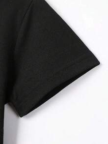 Men T-Shirts - 黑色 - 查看 4