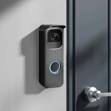 Blink 防盜視訊門鈴安裝座，防水免鑽孔保護蓋安全支架，租屋友善門鈴攝影機固定座 - 查看 1