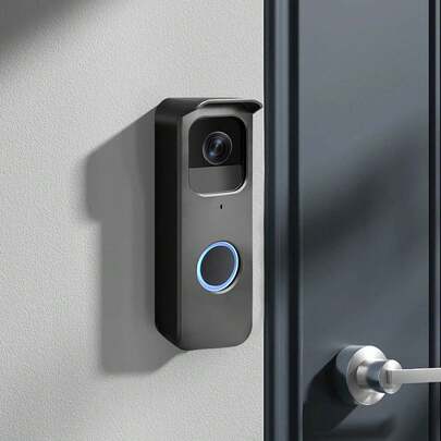 Anti-Theft Video Doorbell Mount For Blink, Waterproof No-Drill Protective Cover Security Bracket, Renter-Friendly Doorbell Camera Holder