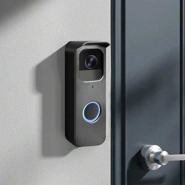 Anti-Theft Video Doorbell Mount For Blink, Waterproof No-Drill Protective Cover Security Bracket, Renter-Friendly Doorbell Camera Holder