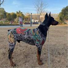 All-Season Pet Tattoo Jumpsuit, Cute And Fun Four-Legged Pet Dog Cat Clothes, Personalized Pet Dress-Up Apparel - Multicolor - View 14