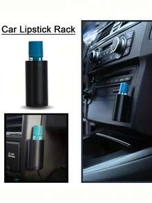 1pc Car Lip Balm Holder, A Practical Car Interior Accessory. Its Vertical Design Provides Great Heat Insulation To Stop Lip Balm From Melting And Deforming. Compact And Space-Saving For Easy Use, It Fits All Car Models. - View 3