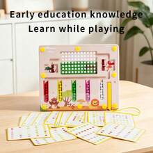 Magnetic Maze Toy Thinking Number Classification Color Children Focus Magnetic Pen Training Educational Ball Game - Multicolor - View 10
