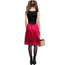 Pinse Clothing - Disfraz de Caperucita Roja para Halloween, Estilo Europeo y Americano, para Adultos, Ideal para Fiestas de Cosplay, Éxito de - Rojo - Ver 5