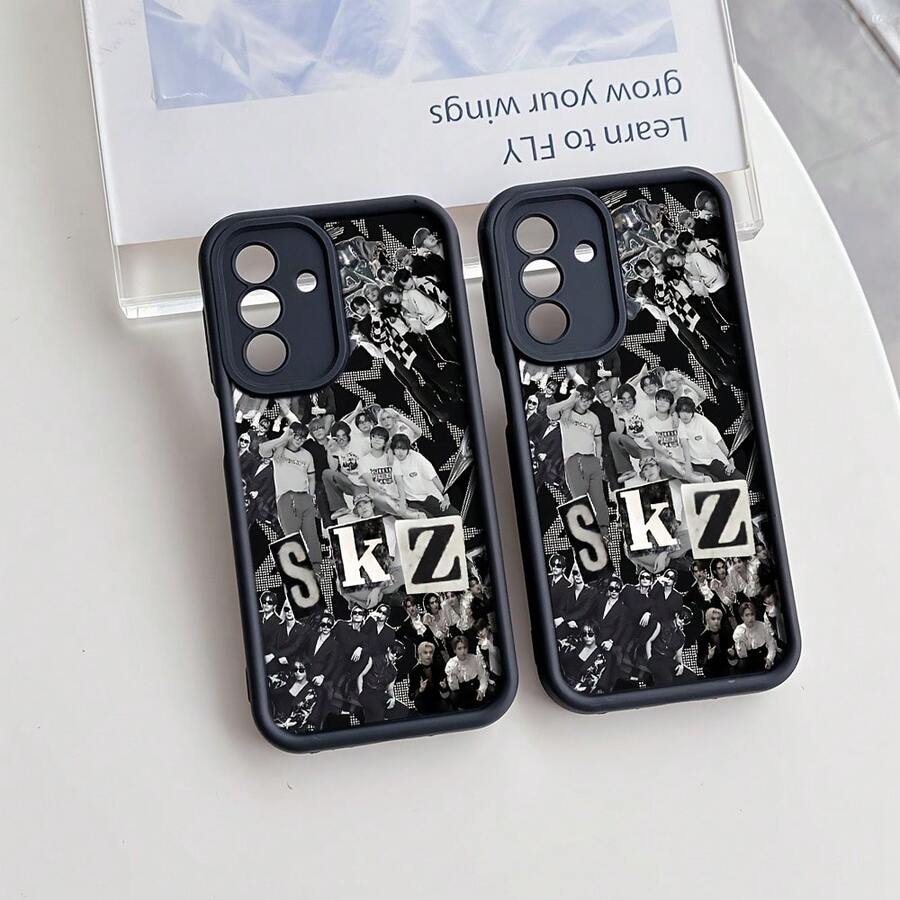 SKZ Boy Group Photo Collage, Phone Case For A54, A52, A13, S24, S20fe/S21plus/S22/S22 Ultra/Compatible With Galaxy S23/A05/A12/A13/A15/S22/S23 - 款式 - 查看 1