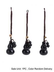 1pc Natural Stone Gourd Charm Keychain Crystal Tiger Eye Pendant DIY Braided Cord Car Hanging Bag Decoration Calabash Ornament H903 - Pendant - View 15