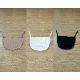 kit com 3 preto-bege-branco