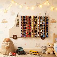 1pc Car Storage Bag, Toy Car Display Wall Shelf, Bedroom And Car Interior Wall Decor/Accessories, Wall-Mounted Earring Storage Jewelry Bag, Necklace Bracelet Rack, Artistic Design Multi-Function Display Shelf - Multicolor - View 12