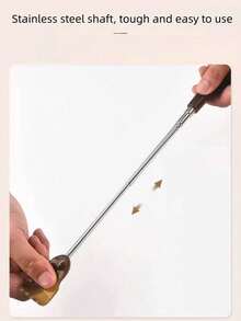 Natural Ox Horn Back Scratcher, Extendable Backscratcher, Scratch Whole Body Without Help - Multicolor - View 2