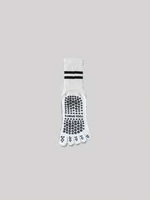 1/3/5 Pairs Five Toe Yoga Socks, Non-Slip Professional Women Pilates Socks, New Non-Slip Socks, Suitable For All Seasons, Mid-Calf - Multicolor - View 11