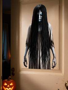 2/1set Halloween Ghost Decoration Stickers, Self-Adhesive Removable, Suitable For Room Decor, Wall, Bathroom, Window, 3D Stereoscopic Effect Decoration Atmosphere Arrangement, Halloween Party Decoration, Indoor Haunted House Horror Home Decor - Multicolor - View 3
