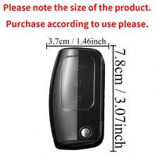 1 Pc TPU Car Key Case Cover, Fit For Focus 2 C-Max Ecosport S-Max Fusion Mondeo Models - A - View 10