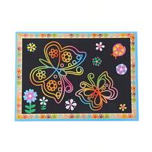 Kids' Educational Graffiti Magic Scratch Paper, Cartoon Multi-Pattern ...
