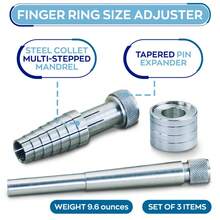 KLONKEE Ring Expander Tool, Ring Adjustment Tool, Ring Size Adjustment Tool, Suitable For Expanding Gold, Silver And Soft Metal Rings - Ring Expander - View 4