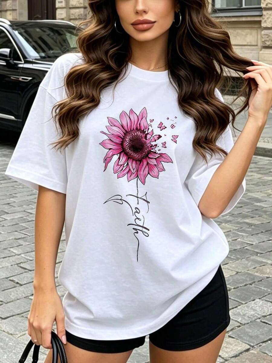 Women T-Shirts - White - View 1