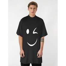 Men T-Shirts - 黑色 - 查看 1