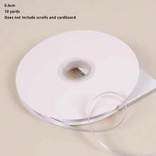 10 Yards Long Silver-Grey Dense Satin Ribbon, High-Density Texture Resistant To Fraying, Perfect For Holiday Celebrations. Suitable For Christmas, Halloween, Thanksgiving Decorations, Wedding Floral Arrangements, Gift Box Packaging, Party Decor, And Handmade Crafting - Silver - View 10
