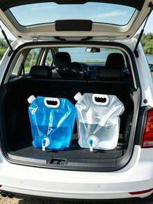5L/10L 戶外露營水袋/可折疊水桶－大容量、便攜可折疊水儲存容器，附閥門與透明設計；非常適合戶外露營、野餐與烤肉活動 - 多色 - 查看 2