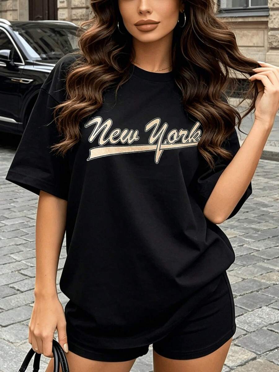 Women T-Shirts - Black - View 1