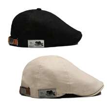 1pc Street Fashion Reversible Duck Bill Beret Cap, Versatile Hip Hop Visor Hat For Men, Suitable For Summer & Autumn,Beach,Holiday,Festival,Travel - A - View 18
