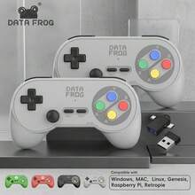 DATA FROG For PC07 Wireless Dual Game Controller Plug And Play With Receiver And OTG Adapter Supports Multi-Device Connection - View 1