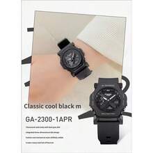 Casio Men's G-SHOCK GA-2300 Series Analog Digital Watch, All Black Octagonal Dial Shockproof 200M Waterproof Resin Band Sport Military Outdoor Daily Wristwa - one-size - View 2