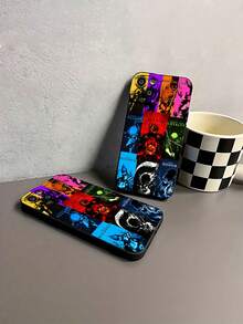 One Piece Design Phone Case, Compatible With Samsung, Apple, , , Transsion, And Honor. Made Of TPU, It Offers Protection Against Bumps And Drops. A Perfect Gift For Anime Fans And Friends. - Hitam - View 6