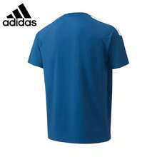 Adidas Men's New Short Sleeve Breathable Sports Casual T-Shirt - Blue - View 3