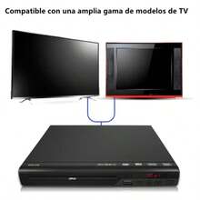 Black DVD, USB, Audio And Video Player For Home Use - View 3