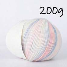 T-Shirt Yarn 200g, Soft Multi-Color Blended Knitting Yarn, Gradient Color DIY Hand Knitting Yarn, Warm And Comfortable Knitting Yarn Suitable For Beginners - STORY - View 30