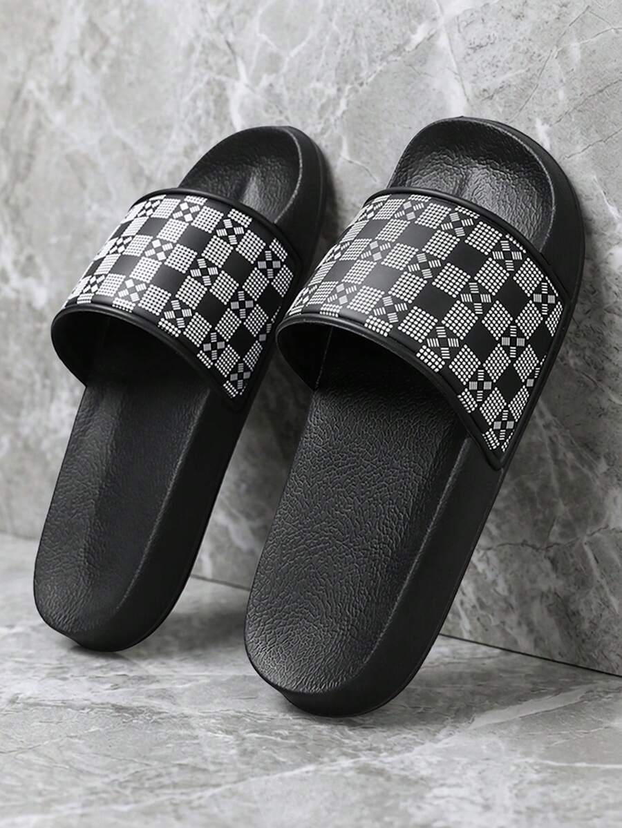 36-50 Plus Size Men Slippers,Big Size,EVA Lightweight And Soft,Non-Slip Slides,Wear-Resistant Thick Sole,Open-Toe Sandals,Daily Wear And Outdoor Beach - 1972-white - View 1