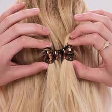 1 Pc Smart Magnetic Detachable Bow Hair Clip - Removable Alligator Clip For Half-Up Hairstyle & Fringe, Versatile For Dates, Beach Vacations, Parties & Performances, Age-Defying Hair Accessory, Great Gift Idea - Magnetic Hairpin - View 7