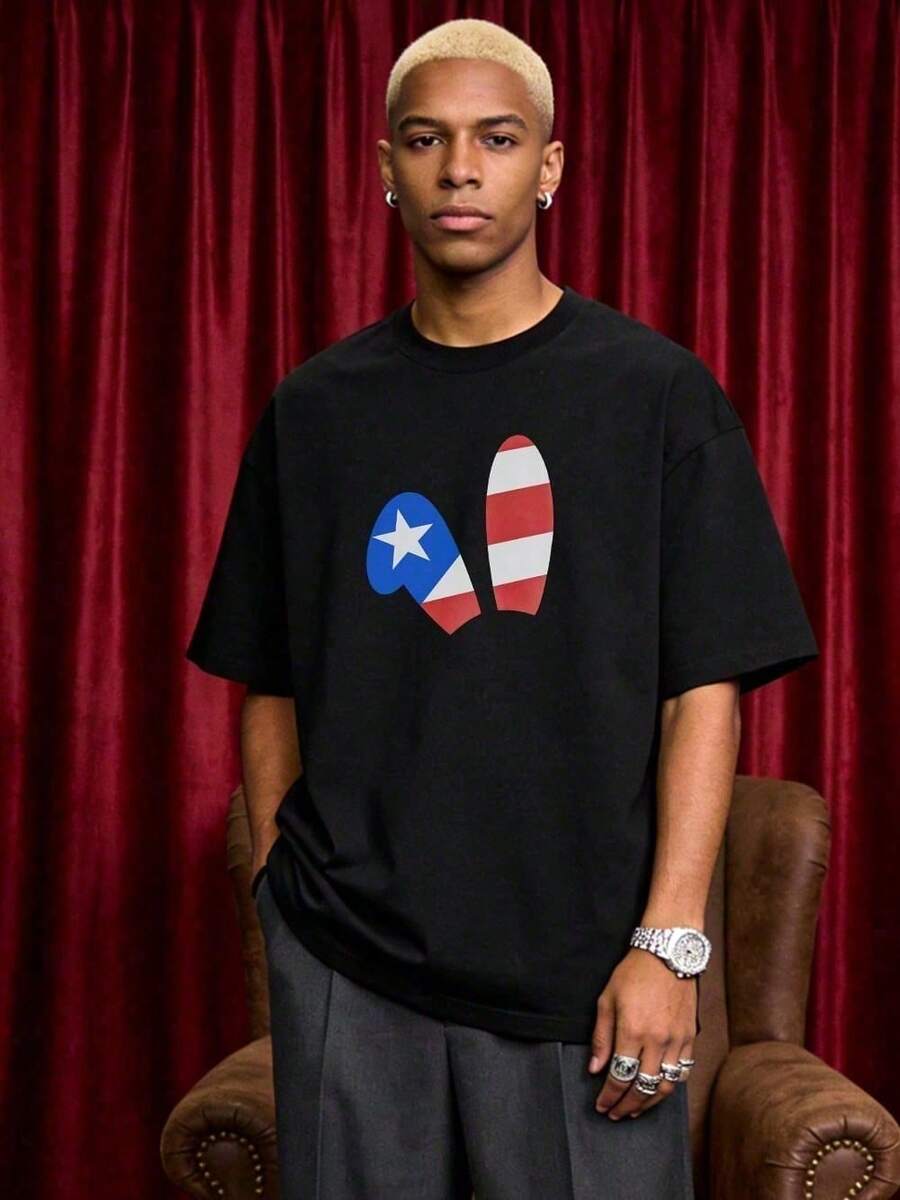 Men T-Shirts - Black - View 1