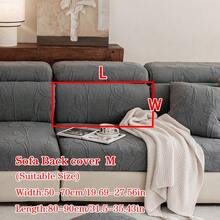 1pc All-Season Fleece Jacquard Anti-Slip Sofa Cushion Cover, Style Soft Skin-Friendly Pet-Proof Elastic Sofa Cover, Spring/Autumn Cat Scratch-Resistant Sofa Slipcover Suitable For Living Room L-Shaped Sectional And 1/2/3/4-Seater Sofas (1 Piece Sold) - Dark Grey - View 16