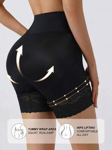 High-Waisted Shaping Briefs With Tummy Control, Seamless Design. Slimming Shorts, Butt Lifting, Soft And Shaping. - Black - View 1