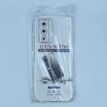 Compatible With Vivo Phone Case Transparent Anti-Drop Shell 1.5mm Thickened Air Cushion Airbag Case Full Coverage Anti-Collision High Definition Transparent Phone Protective Shell, Camera Lens And Screen Raised Protection Precise Cutouts Transparent Air Cushion Phone Case Four Corners Thickened Air Cushion Anti-Drop Shell - Clear - View 14