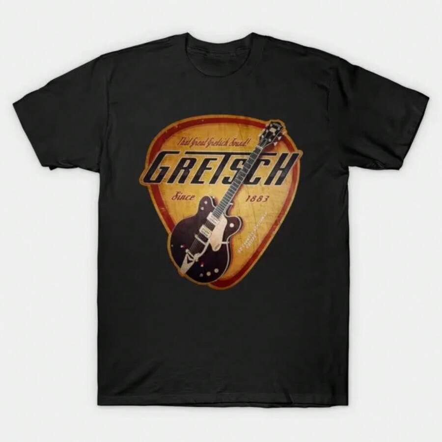 Gretsch T-Shirt - 黑色 - 查看 1