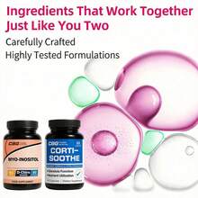 Myo-Inositol And Cortisol Supplement,Reduce Cortisol And Balance Hormones, For Women Health Ovulation, Regular Menstruation, Mood Health, Pre-Pregnancy Health Support, Essential Nutrients, 60 Capsules Per Bottle,Best Gift For Women,Packaging May Vary - 5PC(Cortisol) - 查看 5