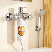 Kitchen And Bathroom Water Purification Equipment Faucet Water Purifier Filter Water Quality Removal Mud Filter Washing Machine Shower Water Heater Pre-Filter Improve Water Quality Remove Impurities Purify Water Quality - White - View 3