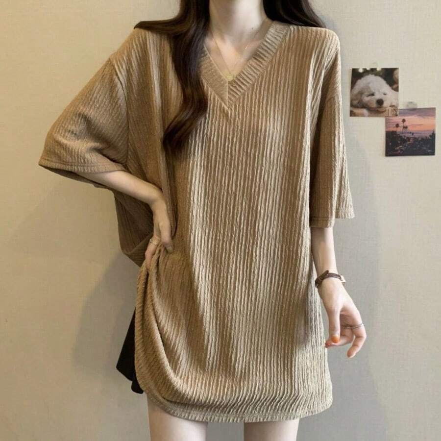 Camiseta de mujer - Caqui - Ver 1