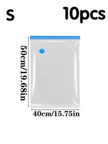 10/5/1pc Vacuum Compression Bags, Portable Travel Storage Bags, Dust-Proof Compression Bags, Large Capacity Compression Bags, Travel Clothing Compression Bags, Closet Storage Compression Bags, Foldable Storage Bags, Transparent Compression Bags, Bedding Compression Bags, Suitable For Clothes, Quilts, Blankets, Shirts, Bedding, Bedroom Closet, Bathroom, Outdoor Gear, Home Storage, Back To School Travel Vacation Essentials - Multicolor - View 26